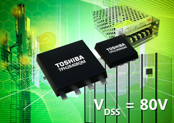 Toshiba lancia due nuovi MOSFET a canale N da 80V